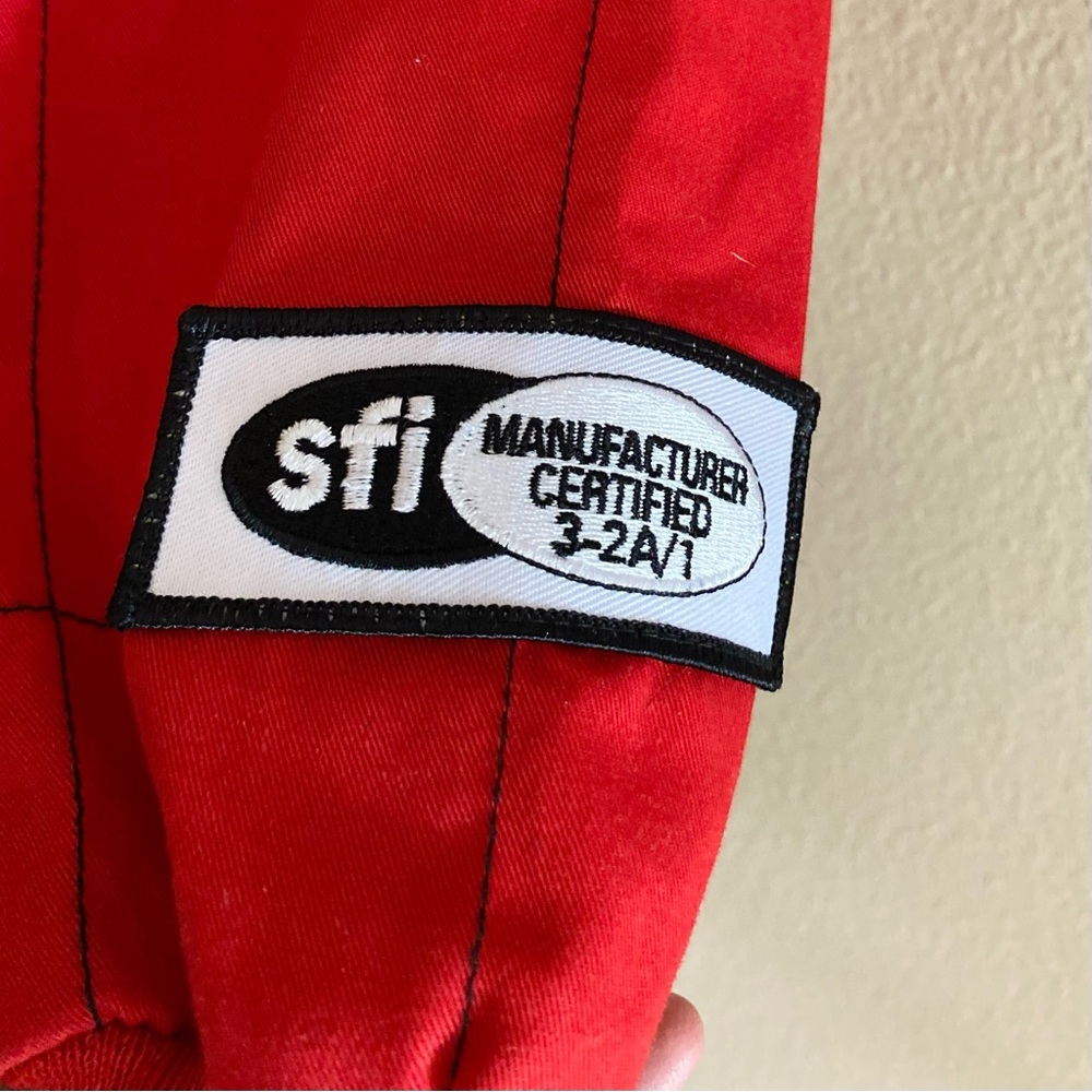 Jacket - G Force Auto Racing - Red  SFI 3-2A/1 ~ Med ~ Fire Retardant (FR) - VGC - Picture 2 of 10